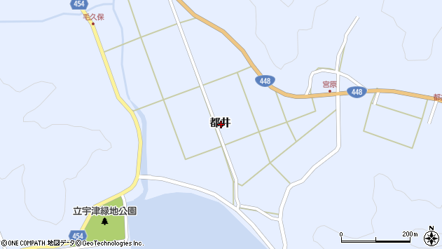 〒888-0222 宮崎県串間市都井の地図