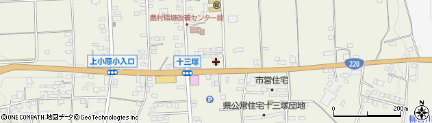ローソン串良十三塚店周辺の地図