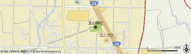 玉山神社周辺の地図