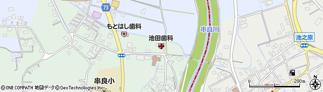 鹿児島県鹿屋市串良町岡崎2162周辺の地図