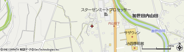 鹿児島県南さつま市加世田内山田920周辺の地図