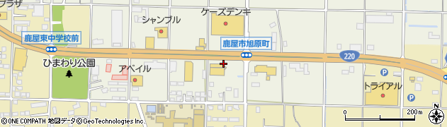 ミネサキ旭原店周辺の地図