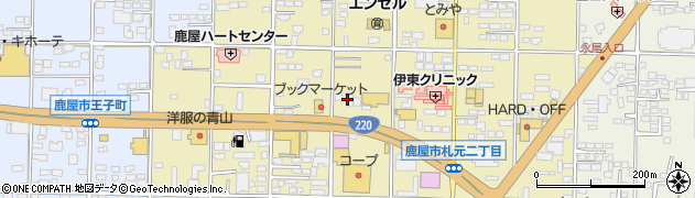 福耳 鹿屋店周辺の地図