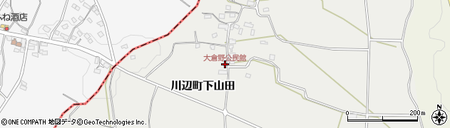 大倉野公民館周辺の地図