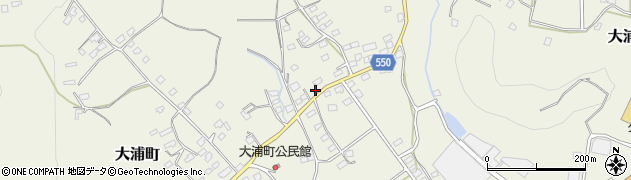 鹿屋大浦簡易郵便局周辺の地図