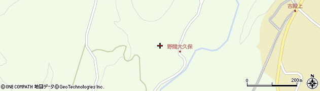 鹿児島県南九州市川辺町野間周辺の地図