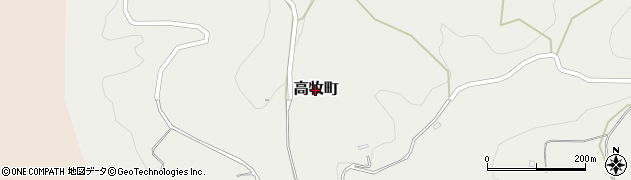 鹿児島県鹿屋市高牧町周辺の地図