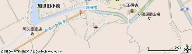 鹿児島県南さつま市加世田小湊9069周辺の地図