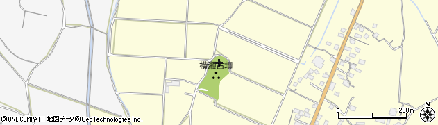 横瀬古墳周辺の地図