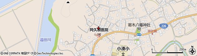 鹿児島県南さつま市加世田小湊8649周辺の地図