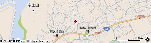 鹿児島県南さつま市加世田小湊8106周辺の地図