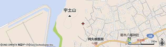 鹿児島県南さつま市加世田小湊8316周辺の地図