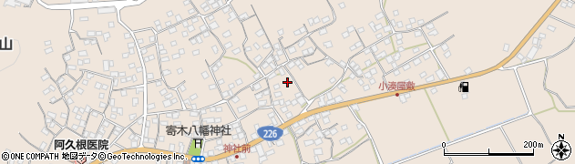 鹿児島県南さつま市加世田小湊8021周辺の地図