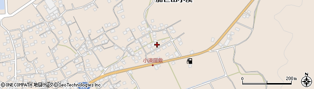 鹿児島県南さつま市加世田小湊7881周辺の地図