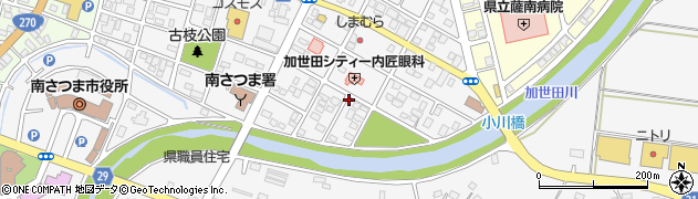 加世田中央薬局周辺の地図