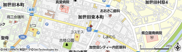 株式会社靴の尚美堂加世田店周辺の地図