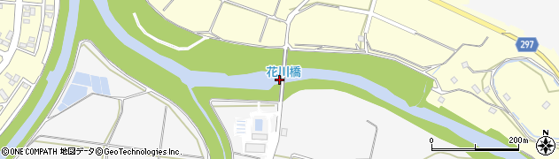 花川橋周辺の地図