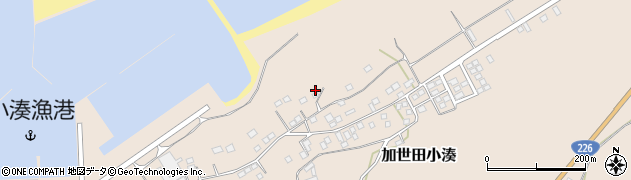 鹿児島県南さつま市加世田小湊8188周辺の地図