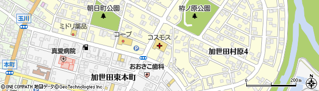 ドラッグストアコスモス加世田店周辺の地図