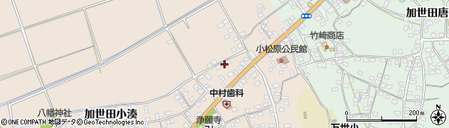 鹿児島県南さつま市加世田小湊24周辺の地図