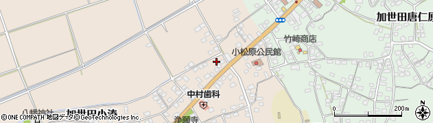 鹿児島県南さつま市加世田小湊16周辺の地図