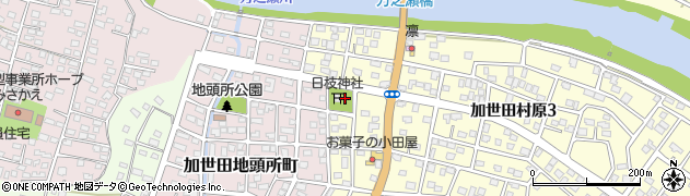 日枝公園周辺の地図