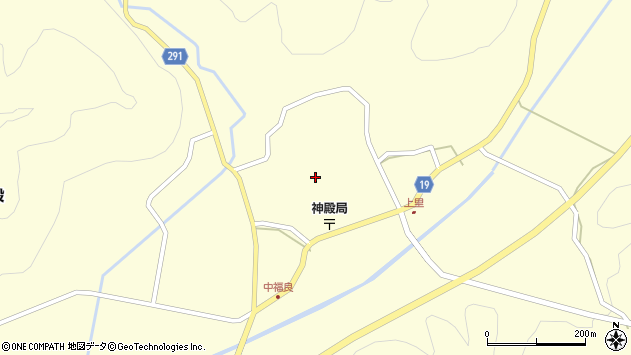 〒897-0201 鹿児島県南九州市川辺町神殿の地図