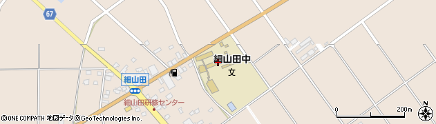 鹿屋市立細山田中学校周辺の地図