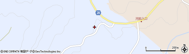 鹿児島県南さつま市金峰町浦之名3763周辺の地図