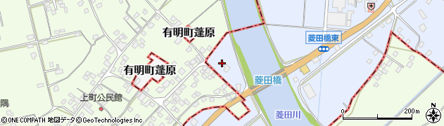 鹿児島県志布志市有明町野井倉10周辺の地図
