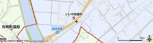 鹿児島県志布志市有明町野井倉7702周辺の地図