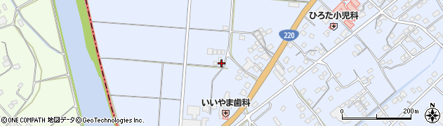 鹿児島県志布志市有明町野井倉7757周辺の地図