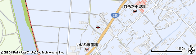 鹿児島県志布志市有明町野井倉7953周辺の地図