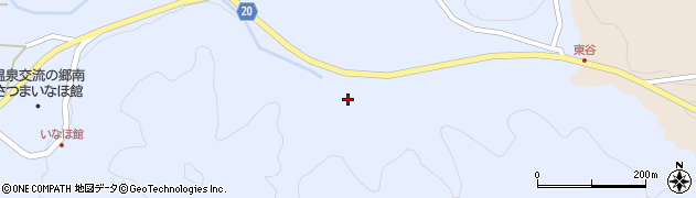 鹿児島県南さつま市金峰町浦之名2436周辺の地図