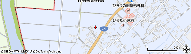 鹿児島県志布志市有明町野井倉7942周辺の地図