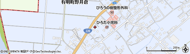 鹿児島県志布志市有明町野井倉8017周辺の地図