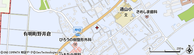 鹿児島県志布志市有明町野井倉8182周辺の地図