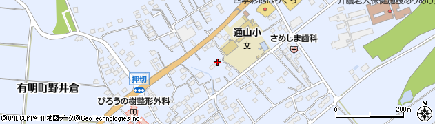 鹿児島県志布志市有明町野井倉8307周辺の地図