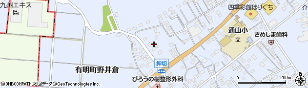 鹿児島県志布志市有明町野井倉8165周辺の地図