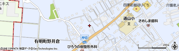 鹿児島県志布志市有明町野井倉8178周辺の地図