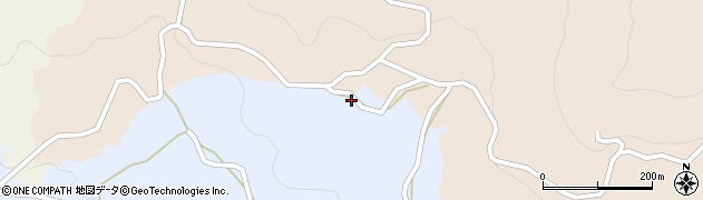 鹿児島県南さつま市金峰町浦之名2678周辺の地図