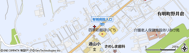 鹿児島県志布志市有明町野井倉8380周辺の地図