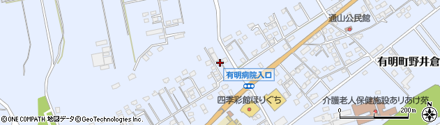 鹿児島県志布志市有明町野井倉8495周辺の地図