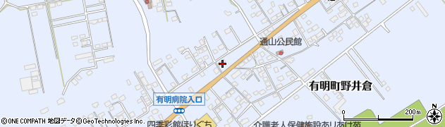 鹿児島県志布志市有明町野井倉8396周辺の地図