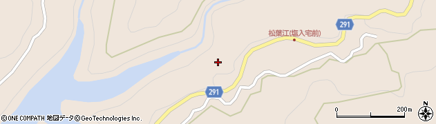 松元川辺線周辺の地図