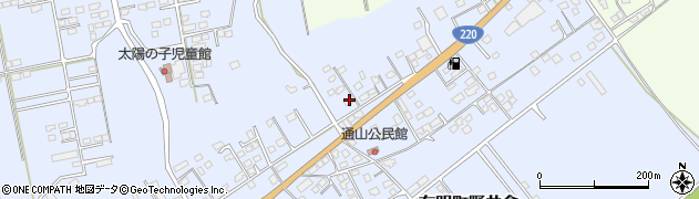 鹿児島県志布志市有明町野井倉8450周辺の地図