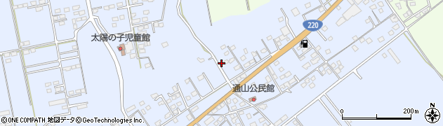 鹿児島県志布志市有明町野井倉8453周辺の地図