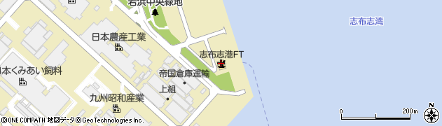 中川運輸株式会社　志布志営業所周辺の地図