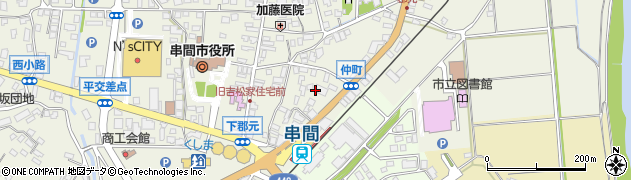 宮崎銀行串間支店周辺の地図
