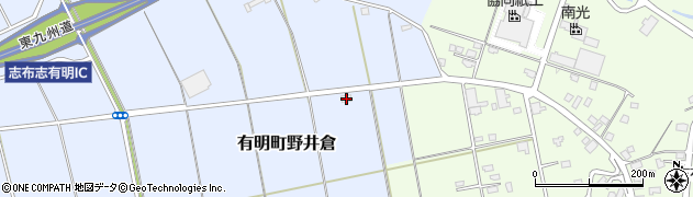 鹿児島県志布志市有明町野井倉8629周辺の地図